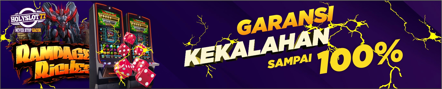 Garansi kekalahan 100 %